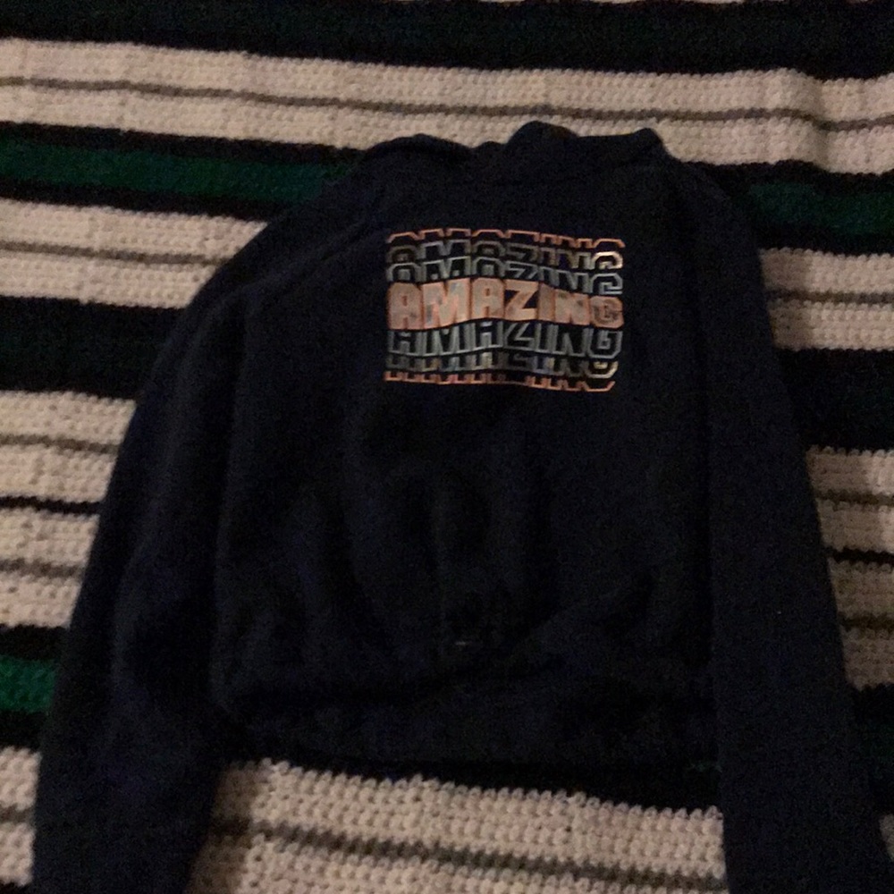 hoodie that scrunches at bottom